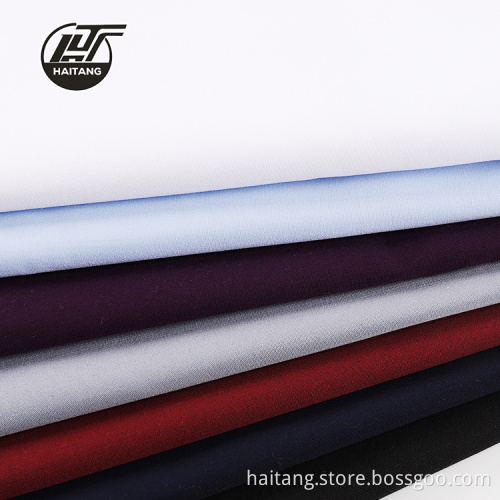 Solid Microfiber fabric Bright Bamboo Fabric Suiting Shirt